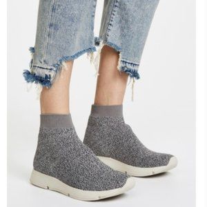 Vince Tyra Gray Marl Slip on Sneakers 7.5